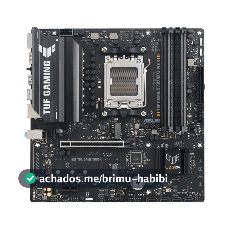 Placa Mãe ASUS TUF GAMING A620AM-PLUS, AMD AM5 , m-ATX, DDR5 - 90MB1N30-M0EAY0