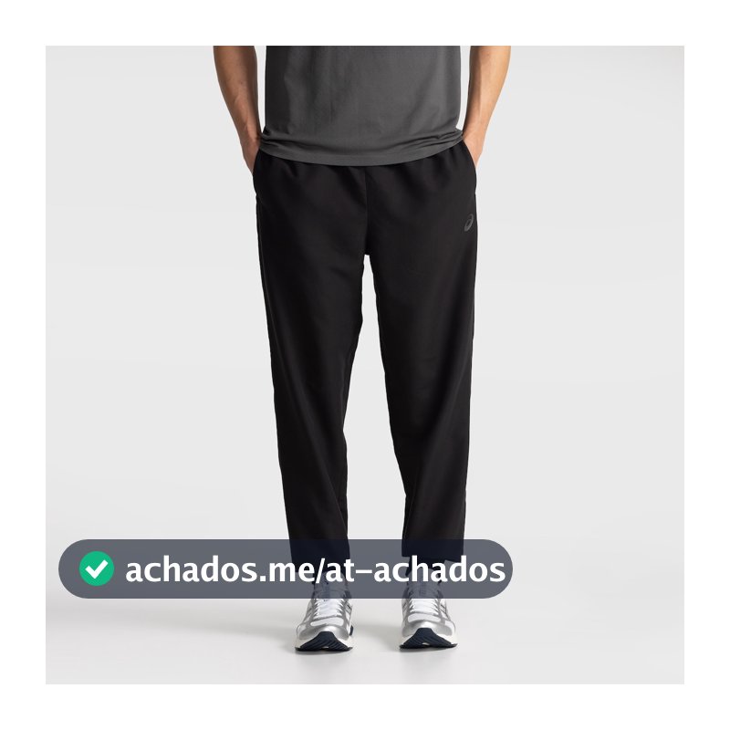 Calça Masculina ASICS Tecido Plano em Promoção