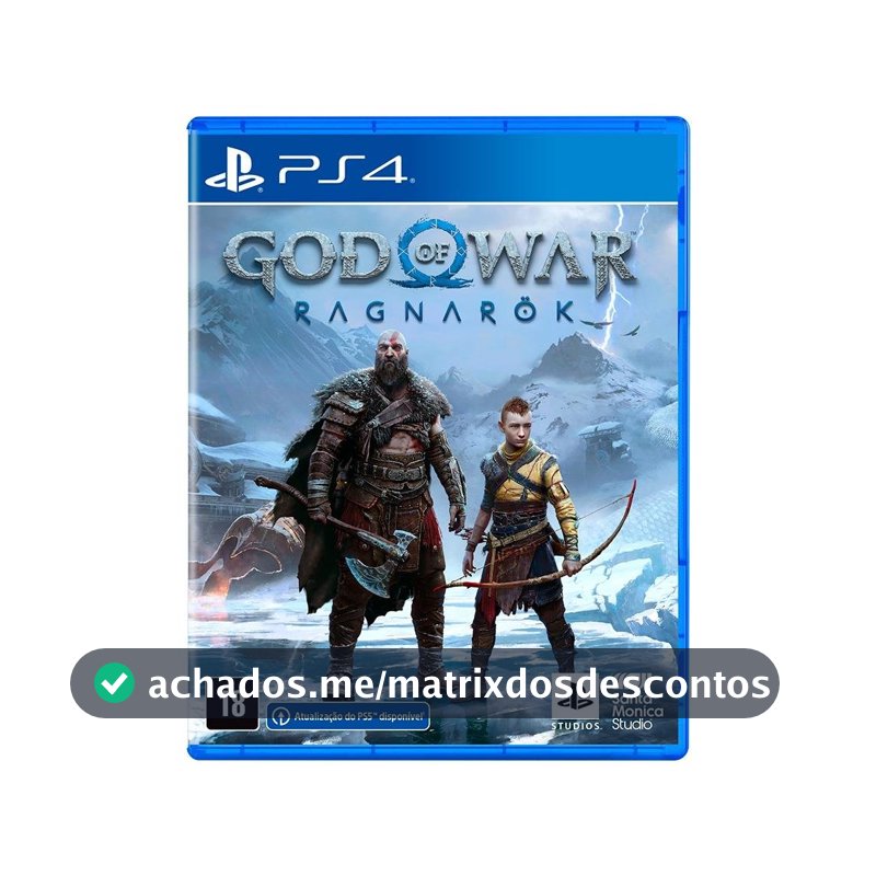 Jogo God of War Ragnarök, Edição Standard, PS4