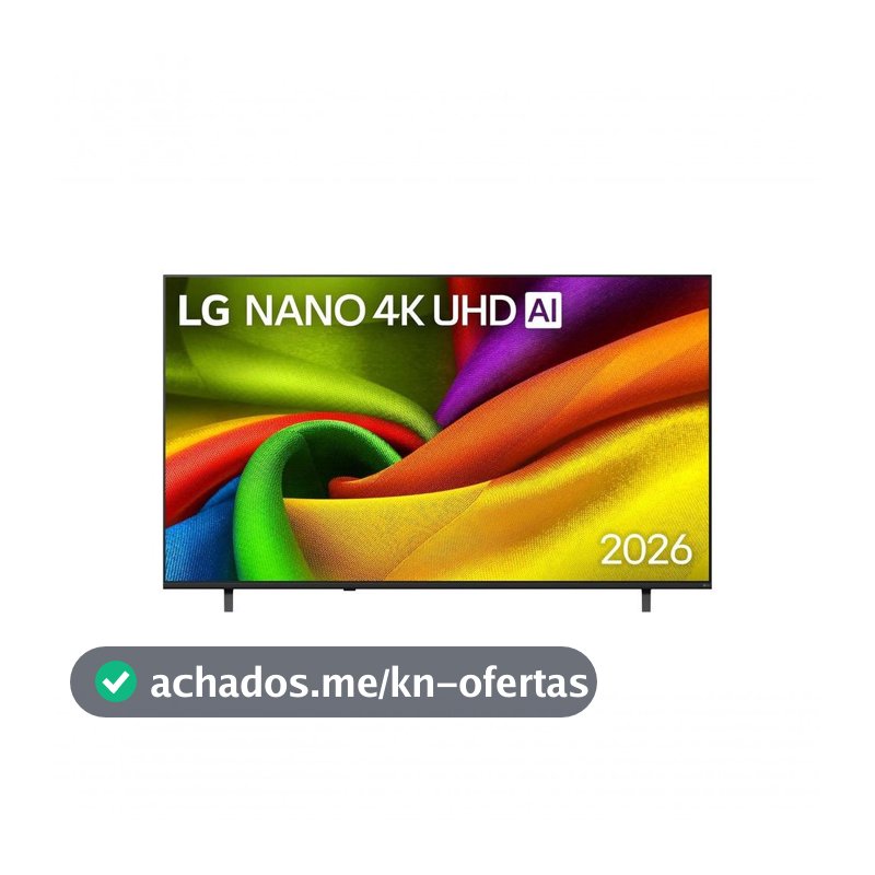 TV Smart LG NU850 75 Polegadas 4K Ultra HD LED Preto Bivolt com AI Nano UHD Dolby Audio Webos 26