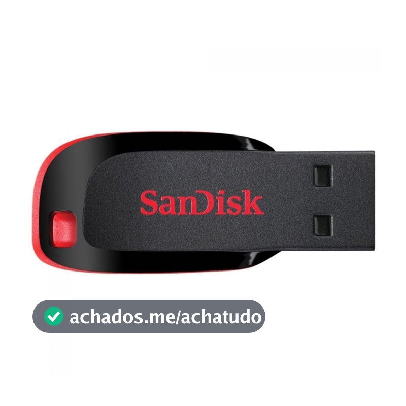 Pendrive SanDisk Cruzer Blade 128GB USB 2.0