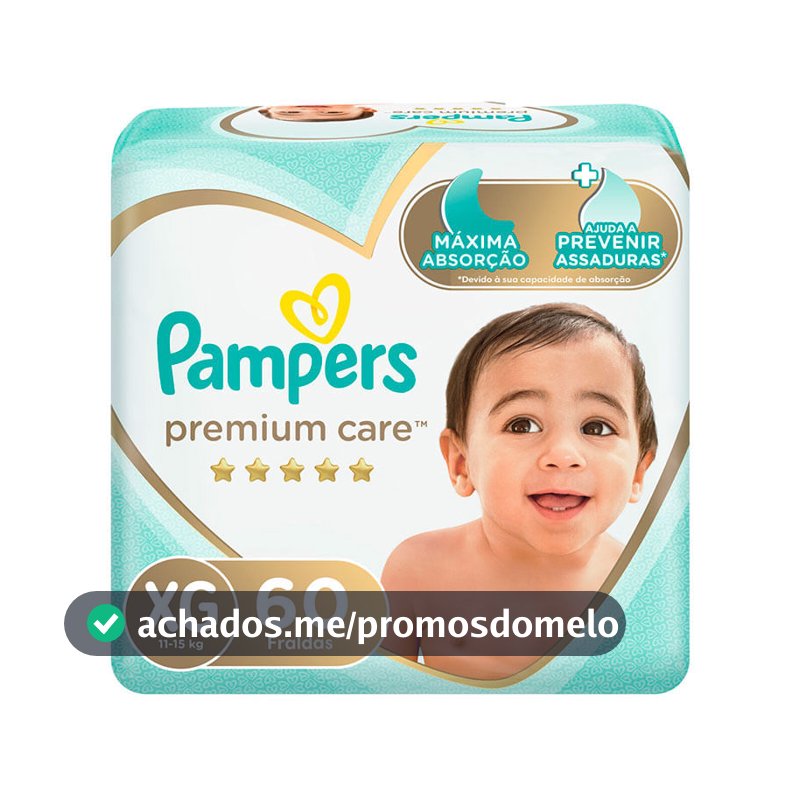 fralda pampers premium