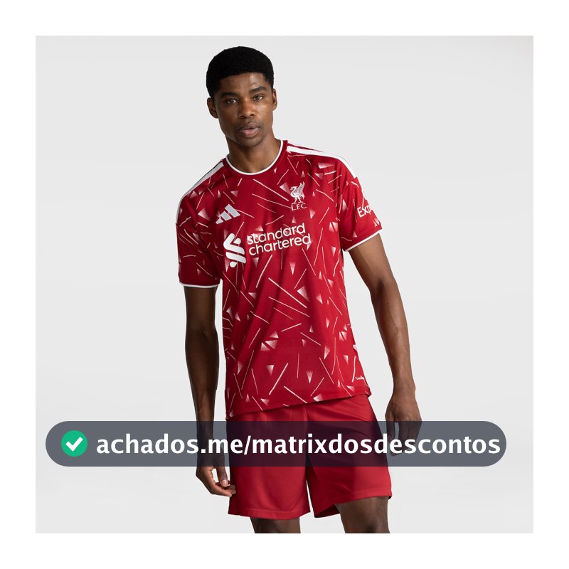 Camisa Liverpool I 2026/27 adidas Torcedor Masculina em Promoção
