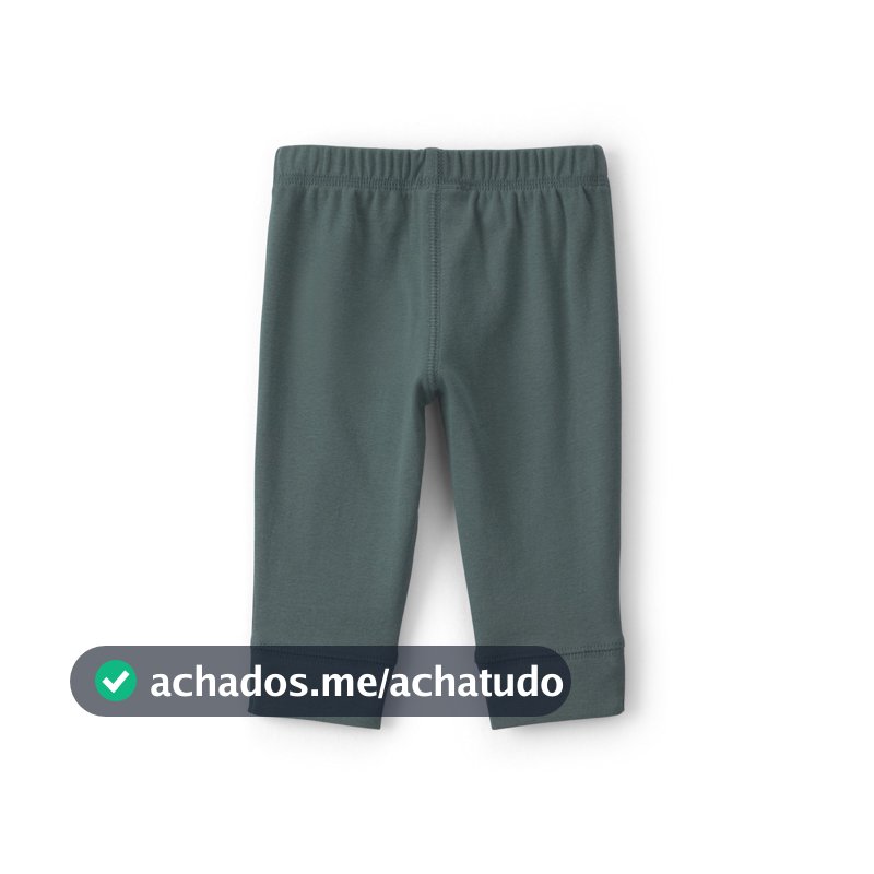 Kit calças bebê 4 peças cós elástico - Multicor