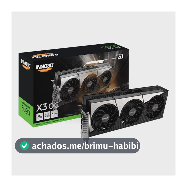 Gpu Inno3d Geforce RTX  5090 X3 Oc 32gb 512-bit Gddr7 N50903-32d7x-1759392