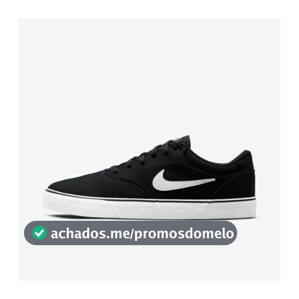 Tênis Nike SB Chron 2 Canvas Unissex - Preto