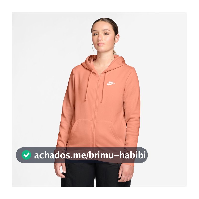Jaqueta Nike Sportswear Club Fleece Feminina