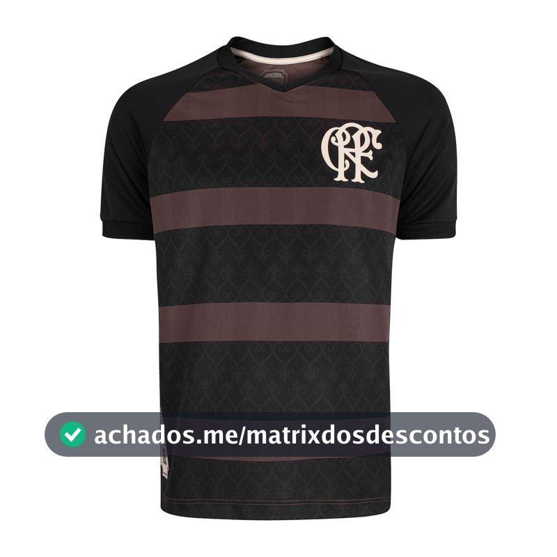 Camiseta do Flamengo Consciência Negra 25/26 Braziline Masculina em Promoção