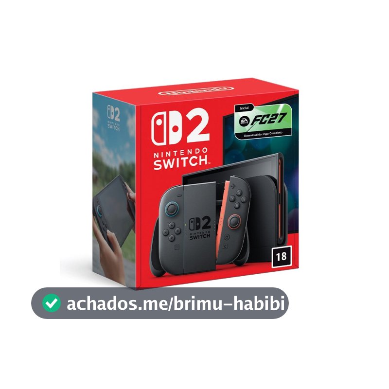 Console Nintendo Switch 2, Edição Bundle EA SPORTS FC 27 - NT000088NSW
