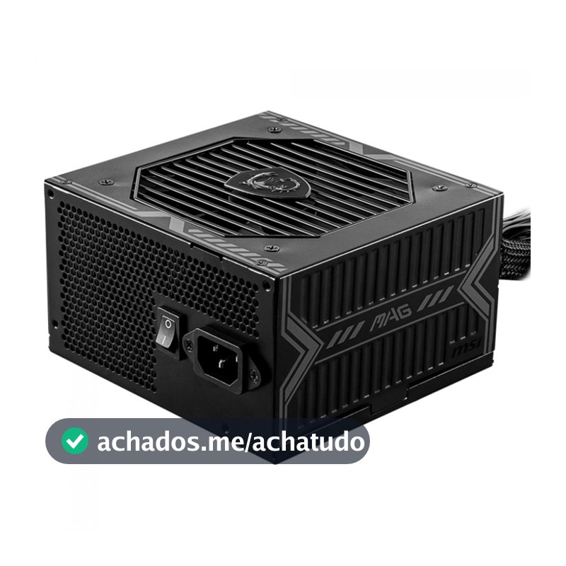 Fonte MSI MAG A750BN PCIE5 750W 80 Plus Bronze