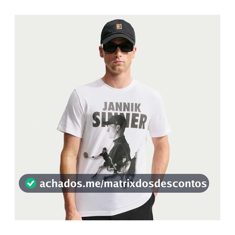 Camiseta Nike Court Dri Fit Jannik Gfx Masculina