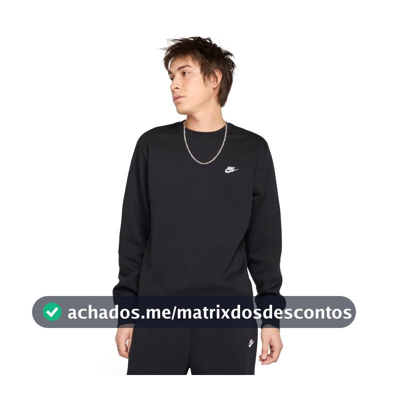 Blusão Masculino Club Crew Nike em Promoção