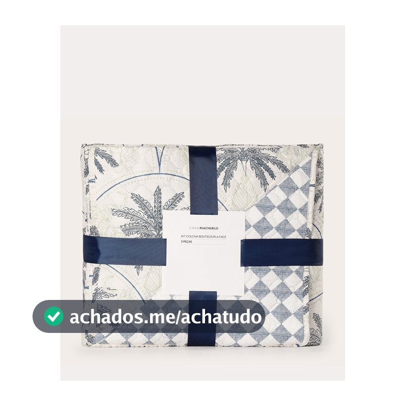 Kit colcha Boutis dupla face Iris - CASAL Multicor