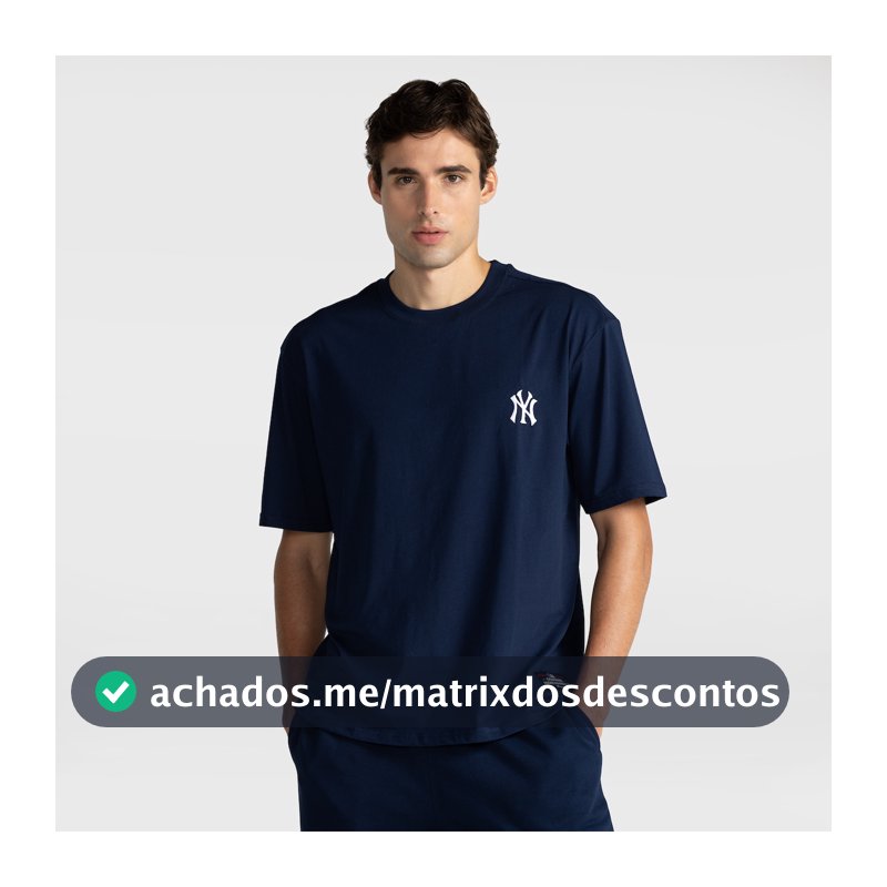 Camiseta Fanatics MLB New York Yankees Pocket Masculina em Promoção