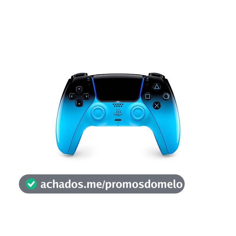Controle Sem Fio Sony DualSense Hyperpop, PS5, Rhythm Blue, Azul - 1000048538