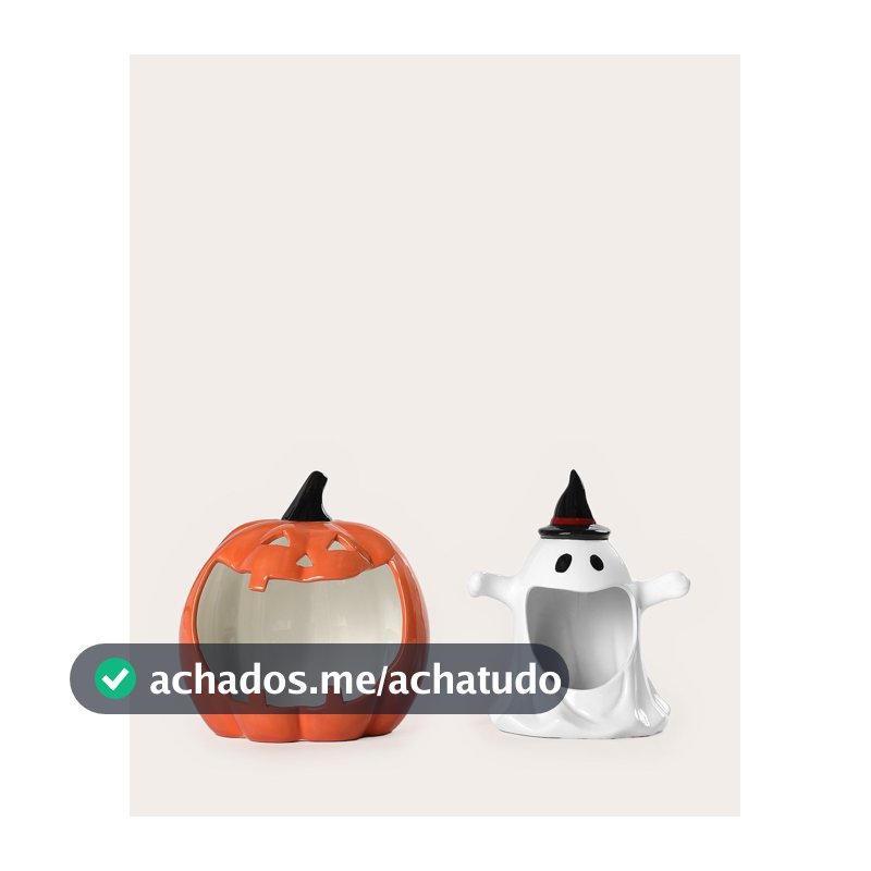 Objeto decorativo abóbora halloween - Laranja