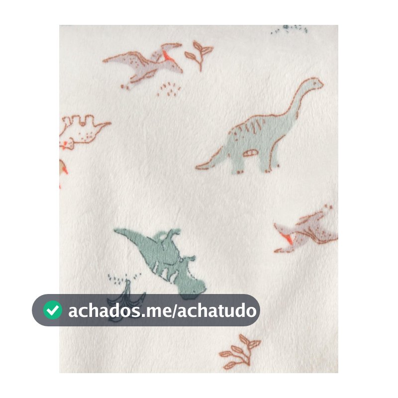Cobertor bebê peluciado - Multicor