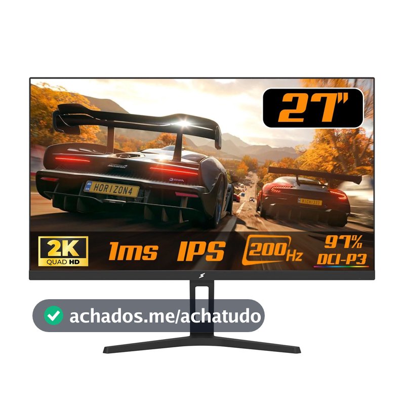 Monitor Gamer SuperFrame Ace 27" QHD IPS 200Hz