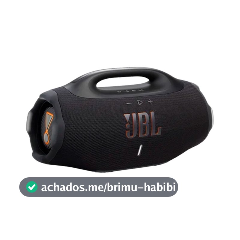 Caixa de Som Portátil JBL Boombox 4, Bluetooth, À Prova D'água, Preta - 58035044