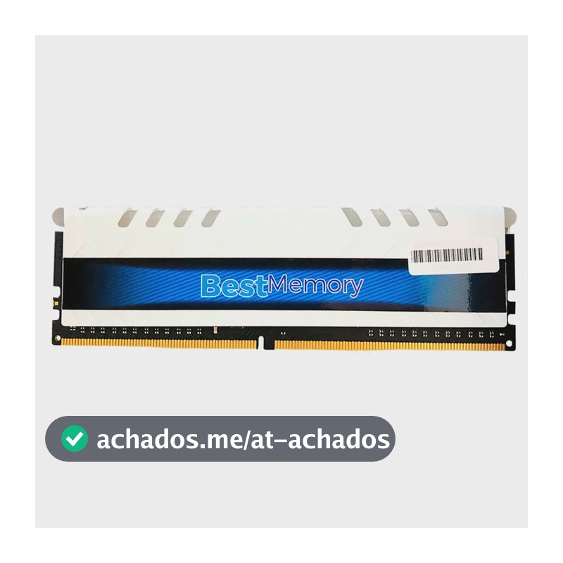 Memória Best Memory Gamer Highlander, RGB, 16GB, 3000MHz, DDR4, CL15, BT D4 16G, 3000DW, Branco