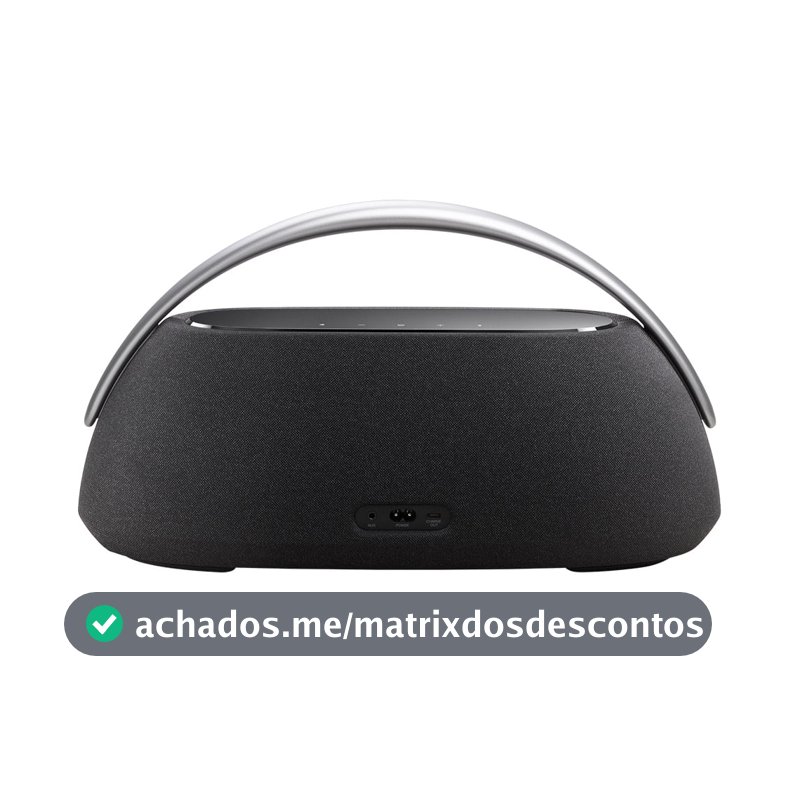 Caixa de Som Harman Kardon GO+PLAY 3 Preta e 160 W RMS de Potência