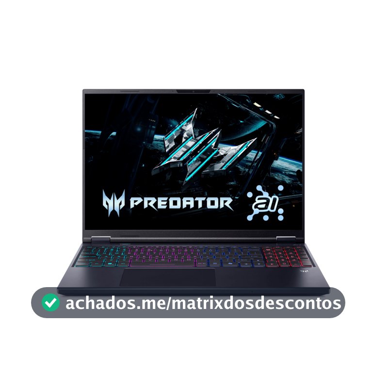 Notebook Gamer Predator Helios Neo 16 AI
