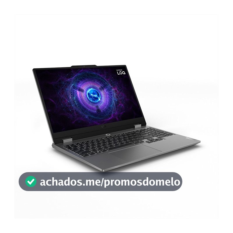 Notebook Gamer Lenovo LOQ 15IRX9, 15.6" Full HD 144Hz, Intel Core i5-13450HX, 16GB, 512GB SSD, NVIDIA RTX 4050, Linux - 83KHS00300