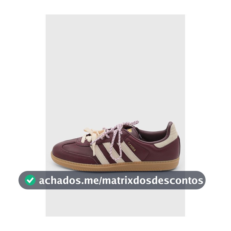 Tênis Feminino adidas Originals Samba OG Couro Vinho