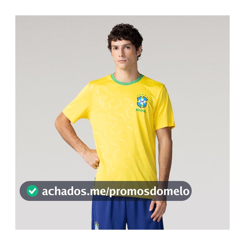Camiseta da Seleção do Brasil CBF Masculina em Promoção