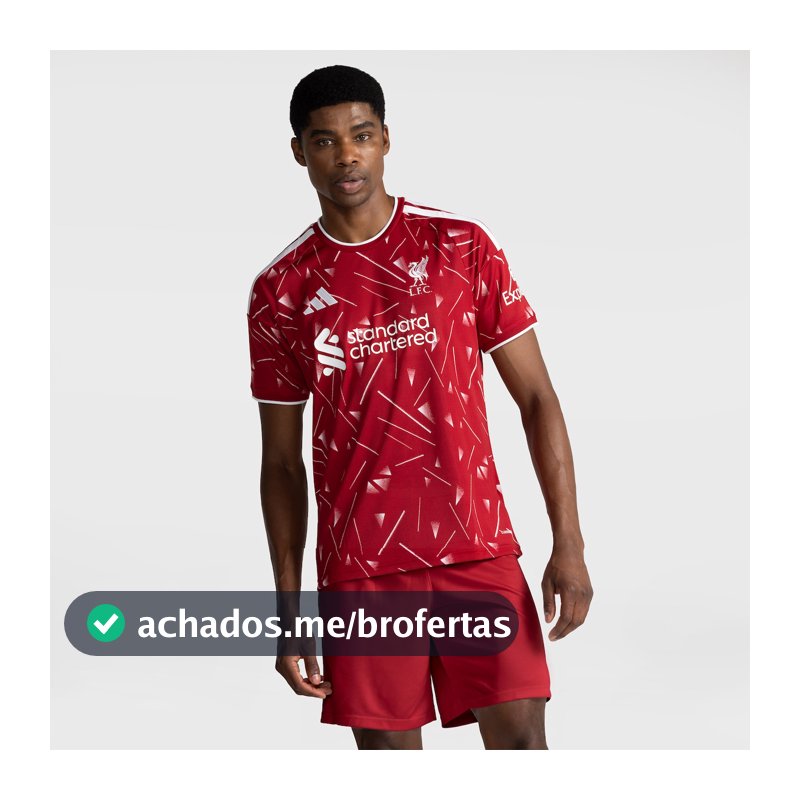 Camisa Liverpool I 2026/27 adidas Torcedor Masculina em Promoção