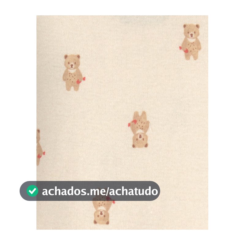 Jardineira bebê canelada com blusa - Marrom