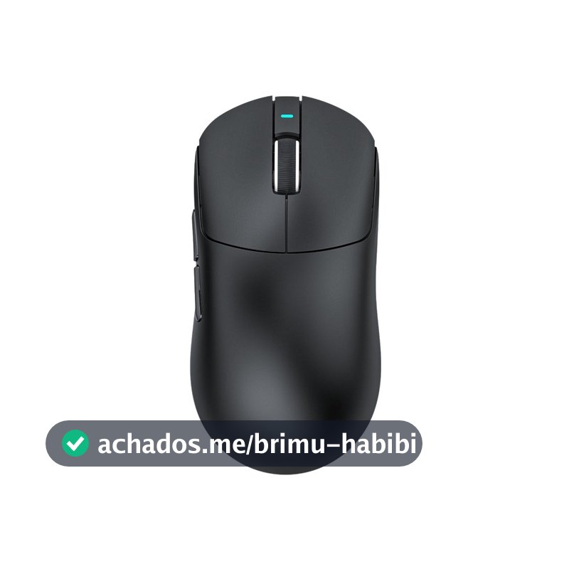 Mouse Gamer Sem Fio Attack Shark X8PRO, 40000 DPI, Sensor PAW3395PRO, Switch Omron, 8K, Tri-Mode, Black - X8 PRO Black