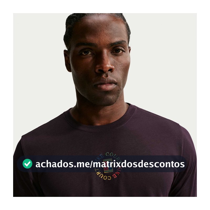Camiseta Dri Fit Nike Court Heritage Masculina