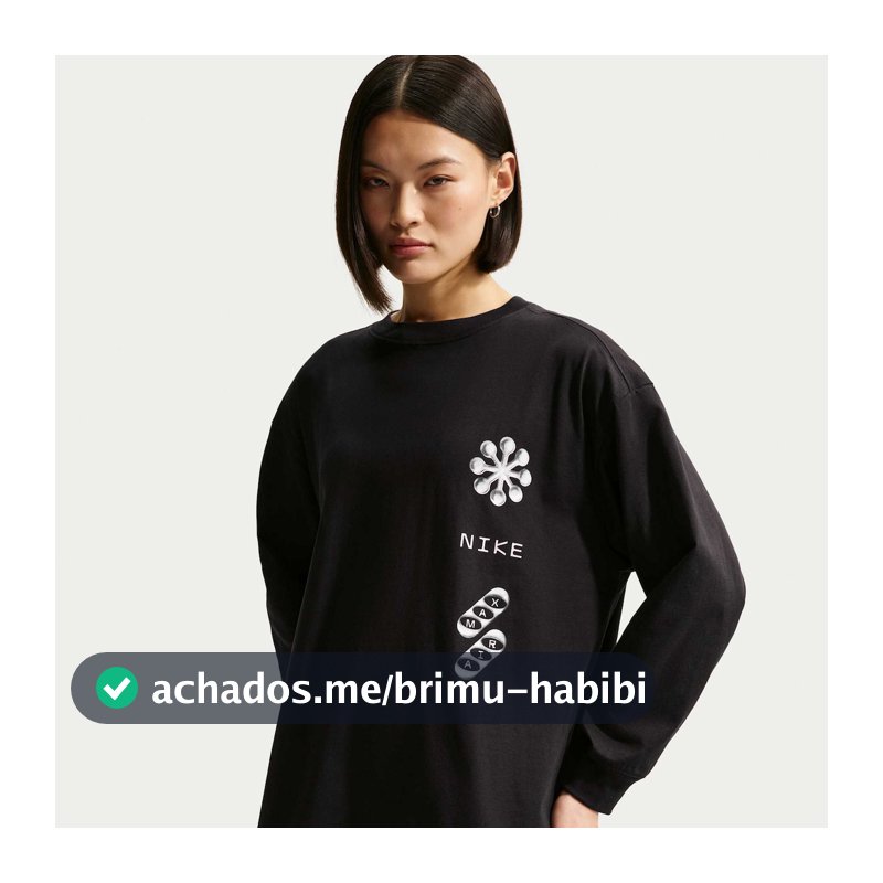 Camiseta Nike Sportswear Manga Longa GPX Feminina
