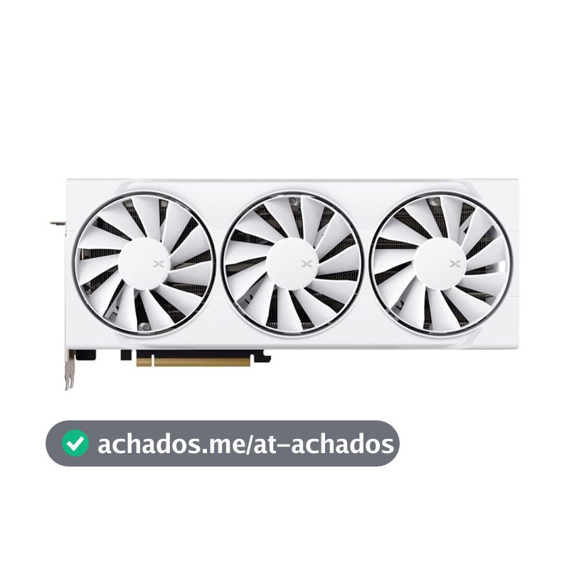 Placa de Vídeo XFX Swift RX 9070 XT WHITE TRIPLE FAN GAMING EDITION WITH AMD Radeon, 16GB, GDDR6, HDMI 3xDP, RDNA 4 - RX-97TSWF3W9