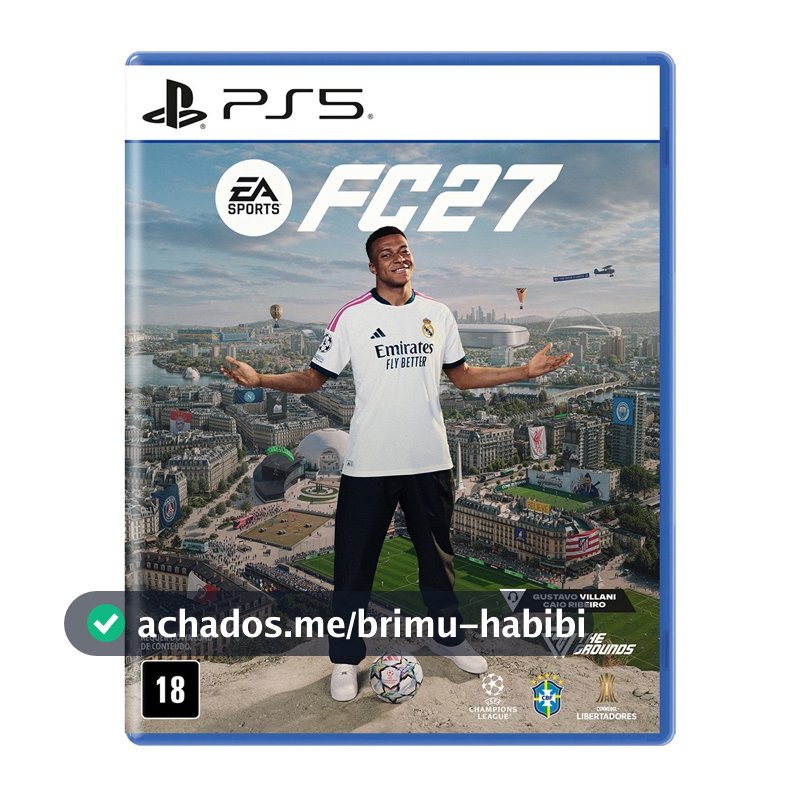 Jogo EA Sports FC 27, PS5 - P5DA10000065FGM