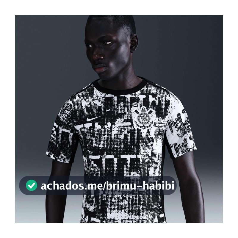 Camiseta Corinthians Nike 2026 Pré-Jogo Masculina