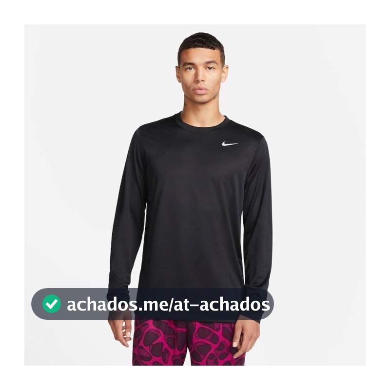Camiseta Manga Longa Nike Dri-FIT Legend - Masculina em Promoção