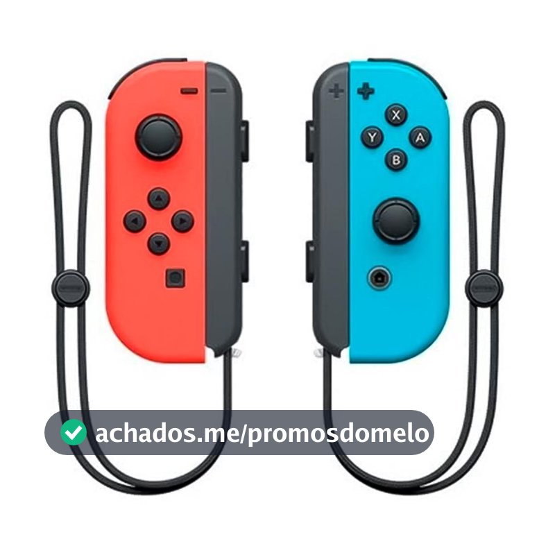 Controle Nintendo Switch Joy-Con, Vermelho e Azul - HBCAJAEA1