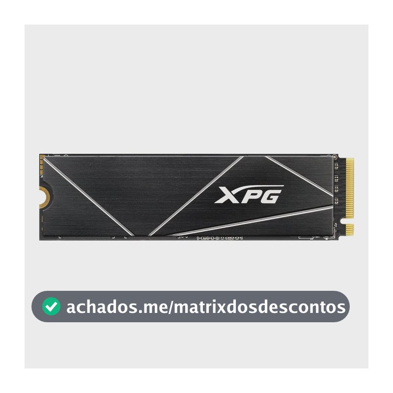 SSD, XPG S70 Blade 2TB, M.2 NVME, PCIE GEN4x4, Leitura: 7400mb/s E Gravação: 6400mb/s, 3d Nand - AGAMMIXS70B-2T-CS