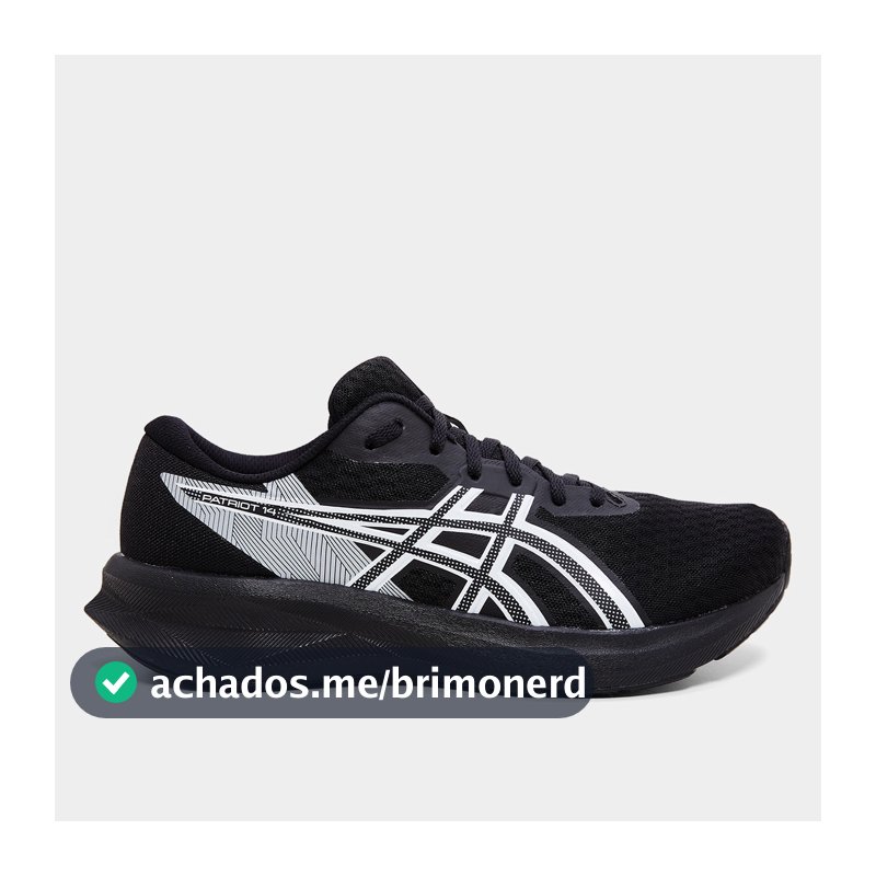 Tênis Asics Patriot 14 Masculino - Preto