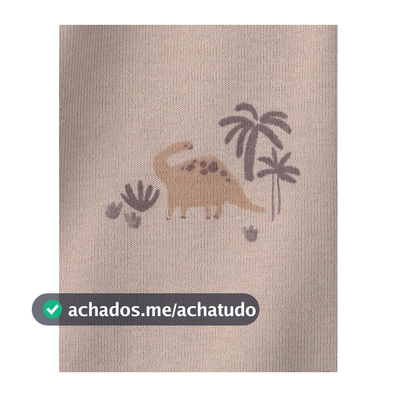 Macaquinho bebê interativo estampado - Bege