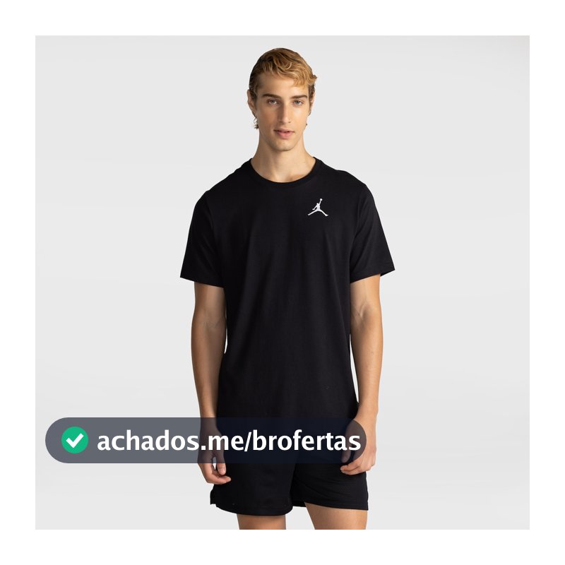Camiseta Manga Curta Nike Michael Jordan Jumpman Masculina em Promoção