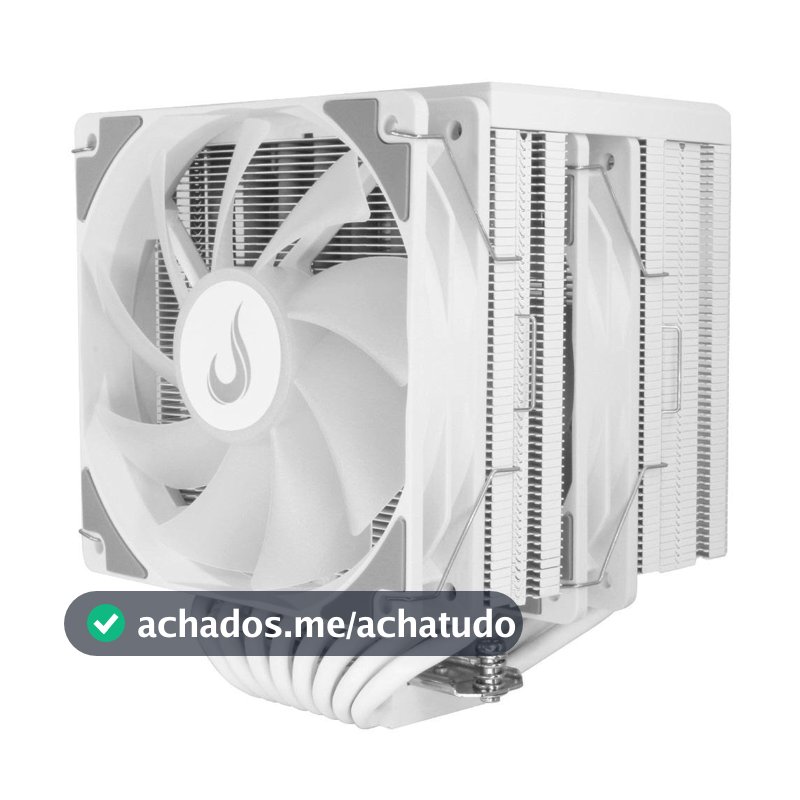 Air Cooler Gamer Rise Mode Storm 8 White, AMD/Intel, 120mm, Branco - RM-ACST-W