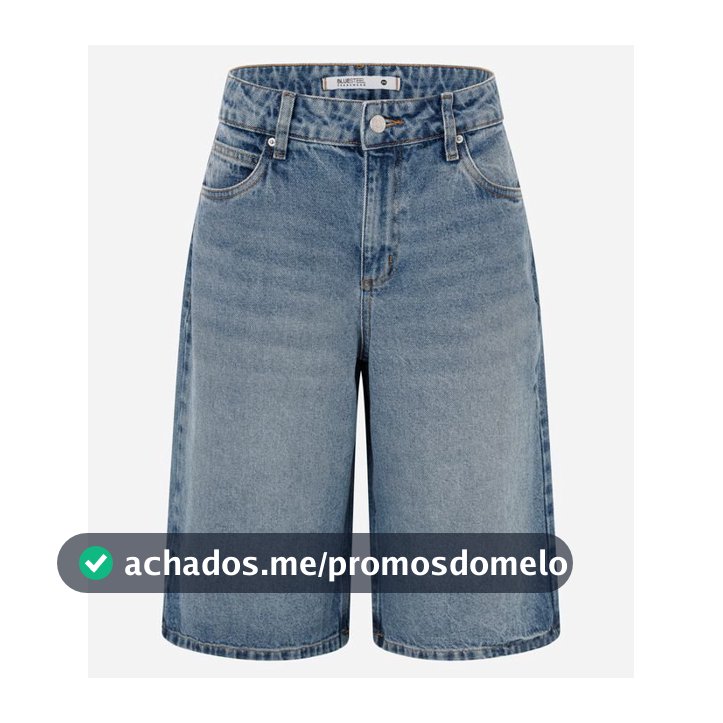 Bermuda Jorts Jeans com Cintura Baixa Azul Vintage - Lojas Renner