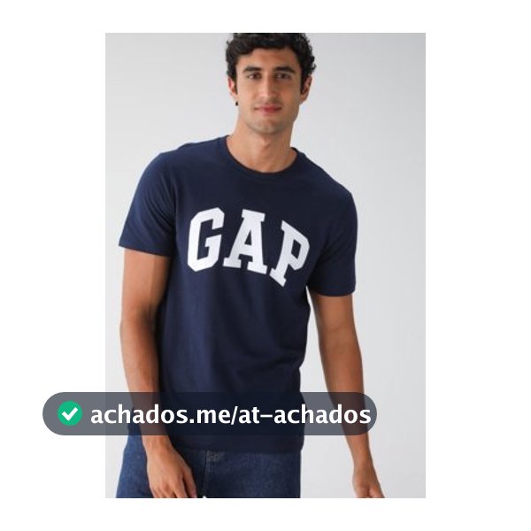 Camiseta GAP Logo Azul-Marinho