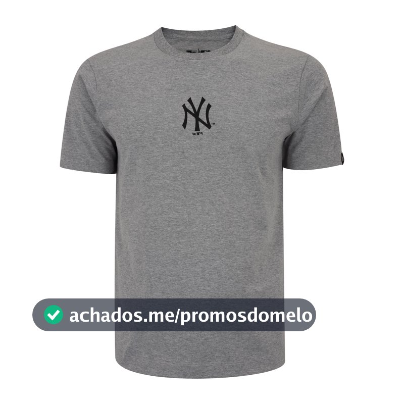 Camiseta Manga Curta New Era New York Yankees MLB Exclusivo - Masculina em Promoção