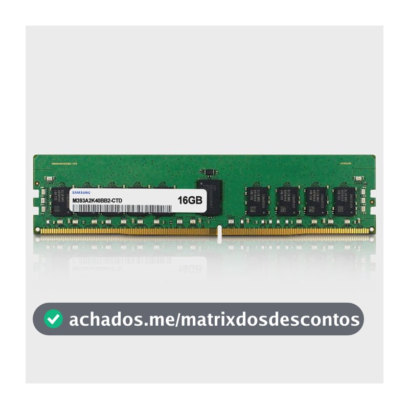 Memoria Samsung 16Gb, Ddr4 2666 Cl19 1.2v Ecc Registrado Servidor - M393a2k40bb2-ctd6q