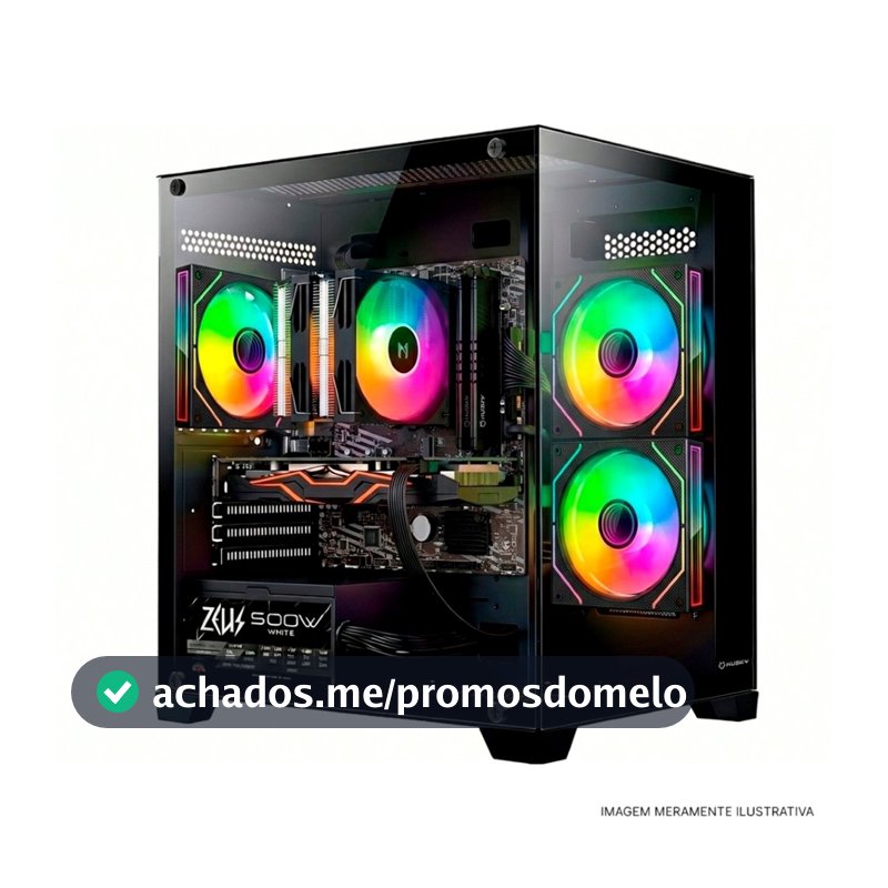 PC Gamer KaBuM! 5500F, Radeon RX 580, 16GB DDR4, SSD 480G