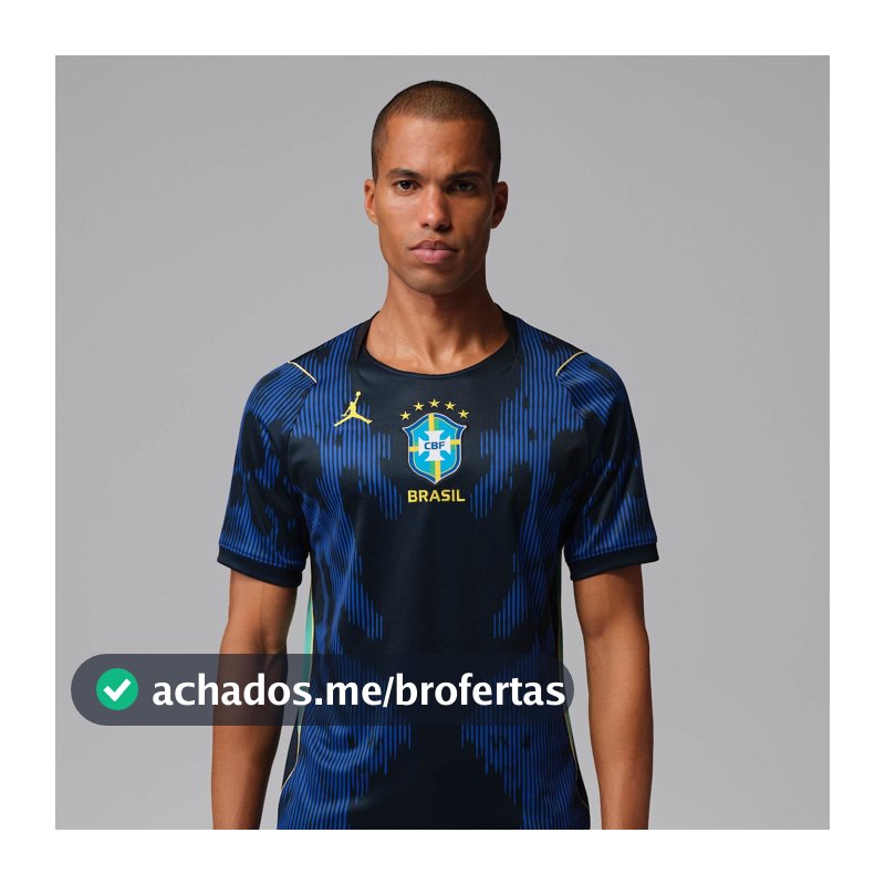 Camisa Brasil Jordan Ii 2026 27 Torcedor Pro Masculina